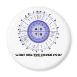 What Are You Coded For? (Amino Acid Wheel) Magnet