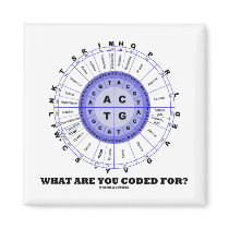 What Are You Coded For? (Amino Acid Wheel) Fridge Magnet