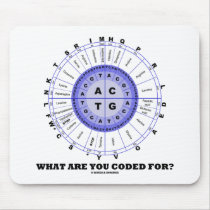 What Are You Coded For? (Amino Acid Wheel) Mouse Pad