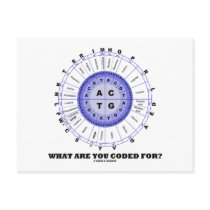 What Are You Coded For? (Amino Acid Wheel) Postcards
