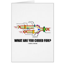 What Are You Coded For? (DNA Replication) cards by wordsunwords What Are You Coded For? (DNA Replication) cards