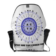 What Are You Coded For? (DNA Replication) Courier Bags