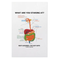 What Are You Staring At Rest Assured I've Got Guts stationery