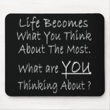 What Are YOU Thinking About ? Mouse Mat