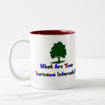 What Are Your Surname Interests? Coffee Mug