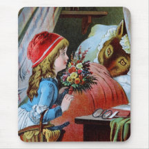 "What Big Eyes You Have Grandma" Mousepad