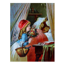 "What Big Eyes You Have Grandma" Postcards