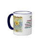 What Cancer Cannot Do (Blue & Gold Text) Coffee Mugs