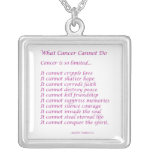 What Cancer Cannot Do Necklace Jewelry