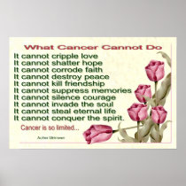 What Cancer Cannot Do Print