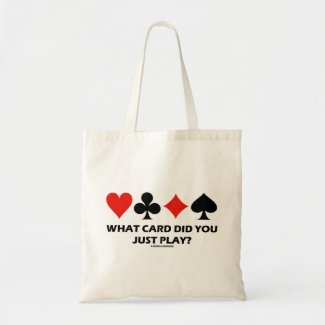 What Card Did You Just Play? (Four Card Suits) Bags