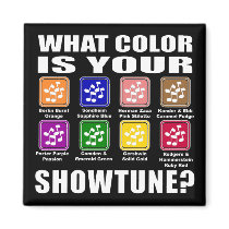 What Color/Showtune Magnet magnets