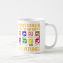 What Color/Showtune Mug mugs