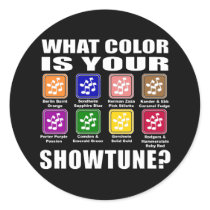 What Color/Showtune Stickers