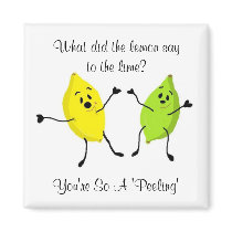 What did the lemon say ... magnets by seashell2 What did the lemon say ... magnets