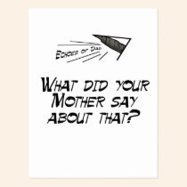 What did your mother say? postcards