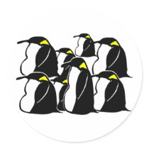 What Do You Call A Group of Penguins? stickers