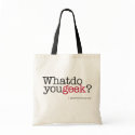 What do you geek? bags