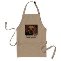 WHAT DO YOU MEAN "PEOPLE FOOD"???? aprons