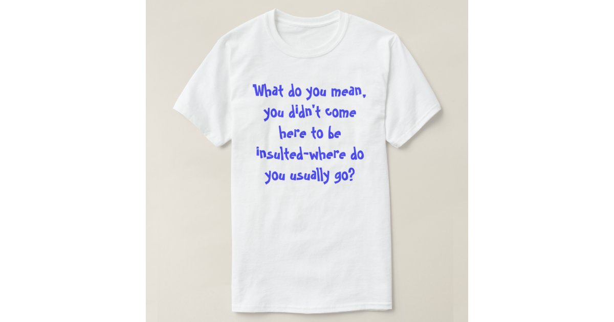 what does the t mean in t shirt