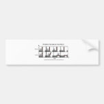 What Do You See On Your Way? Bumper Sticker