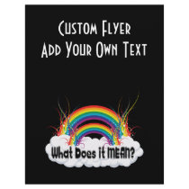 WHAT DOES IT MEAN? DOUBLE RAINBOW FLYER