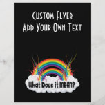 WHAT DOES IT MEAN? DOUBLE RAINBOW FLYER