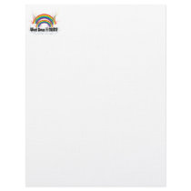 WHAT DOES IT MEAN? DOUBLE RAINBOW CUSTOMIZED LETTERHEAD