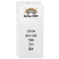 WHAT DOES IT MEAN? DOUBLE RAINBOW CUSTOM RACK CARD