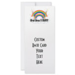 WHAT DOES IT MEAN? DOUBLE RAINBOW rack cards