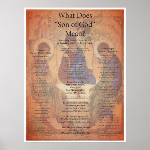 what-does-son-of-god-mean-poster-zazzle