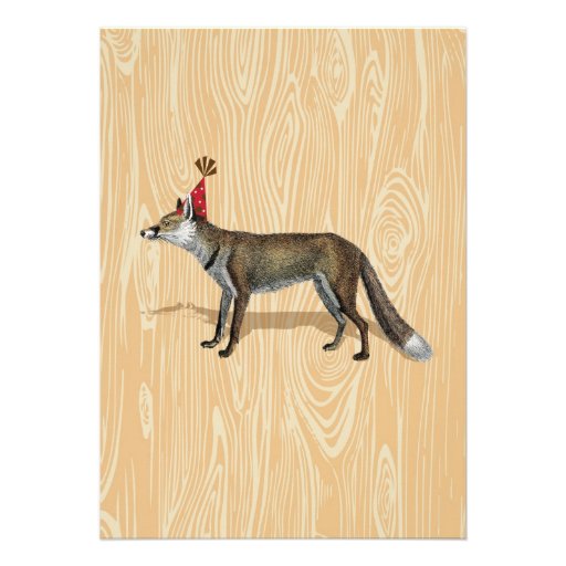 What does the fox say Birthday party invitation