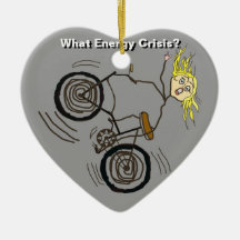 What Energy Crisis? Ride a Bike! Ornament