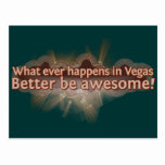 What ever happens in Vegas better be awesome! postcards