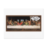 What, Fish Again? - Funny Last Supper postcards