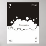 What font? 72 point Palatino Print