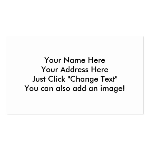 What God Has Prepared Business Card Template (back side)