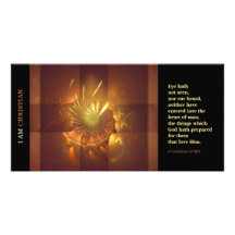 What God Has Prepared Scripture Card Personalized Photo Card