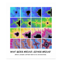 What Goes Around, Comes Around-- blue version posters