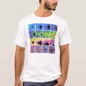 What Goes Around, Comes Around-- blue version t-shirts