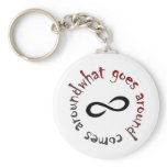 What goes around, comes around key chains