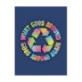 What Goes Around Postcard