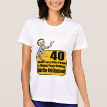 What Happened 40th Birthday Gifts T Shirt