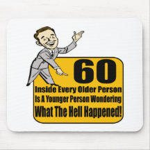 What Happened 60th Birthday Gifts Mousepads