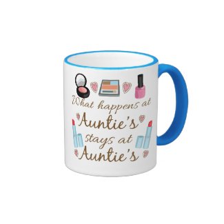 What happens at Auntie's Coffee Mug