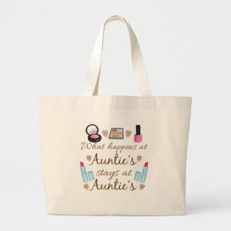 What happens at Auntie's Tote Bag