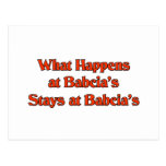 What Happens at Babcia's Stays at Babcia's Postcards