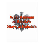 What happens at Babcia's Stays at Babcia's Post Card