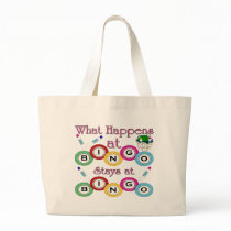 What Happens at Bingo Canvas Bags