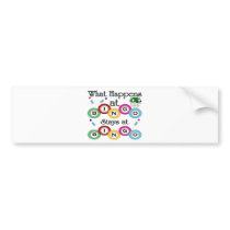 What Happens at Bingo Bumper Stickers
